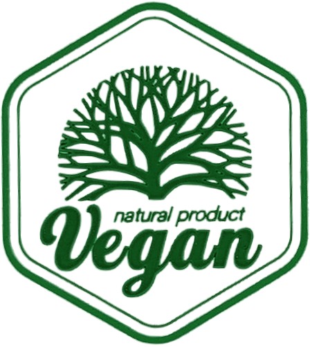 logo vegan natural product